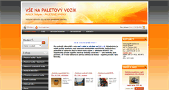 Desktop Screenshot of paletove-voziky.info